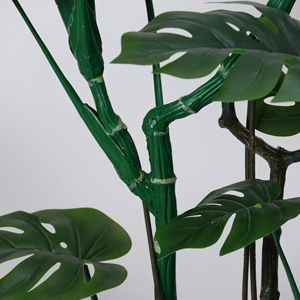 Arbre artificiel Monstera Deliciosa Dream Castle, 100-200 cm, grande décoration intérieure, plante bionique, aménagement paysager - Product Image 1