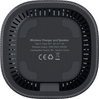 Chargeur sans fil portable multifonctionnel en bambou 3-en-1 de haute qualité Mini haut-parleur extérieur pliable Haut-parleur de charge de haute qualité