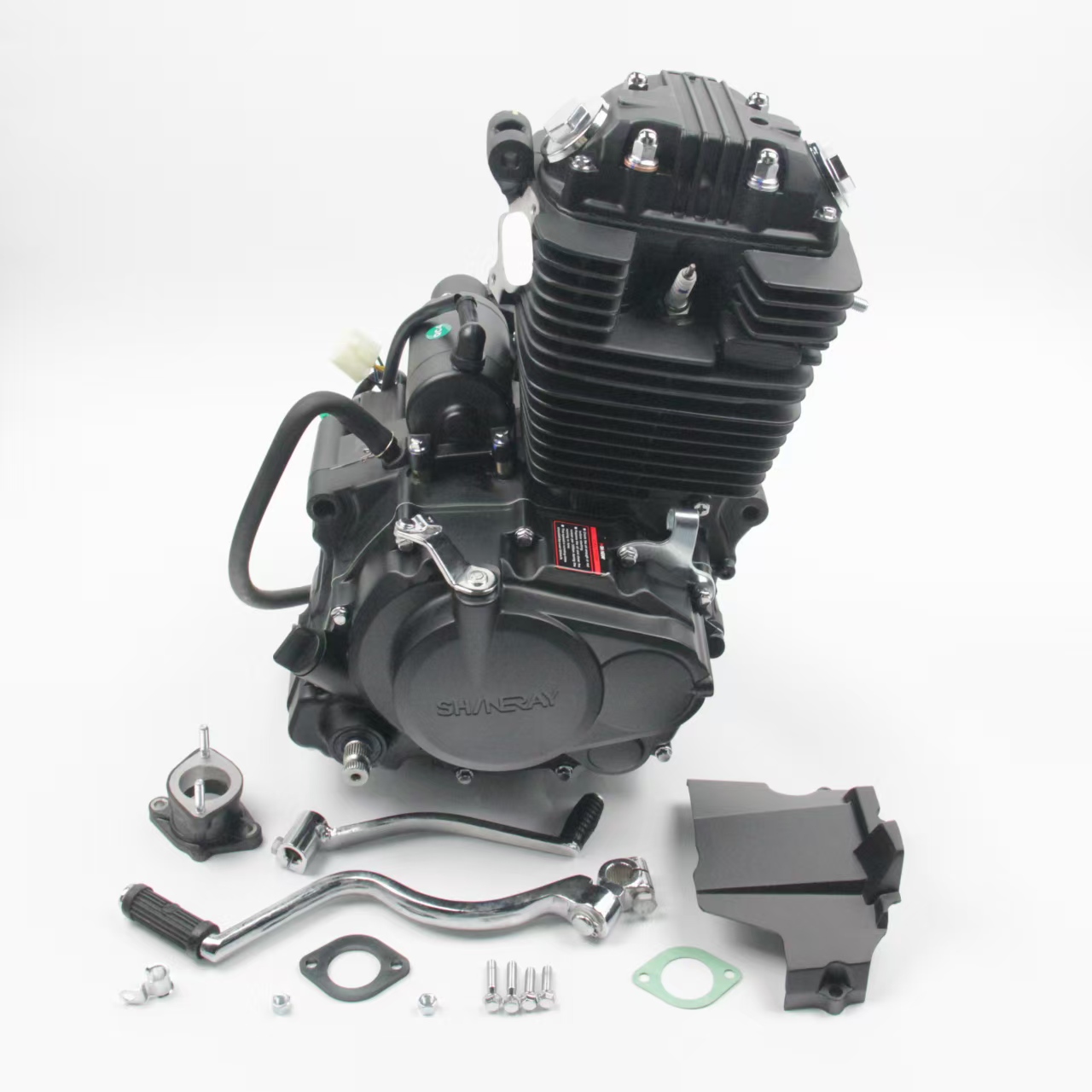 4 forward gear manual clutch electric kick start