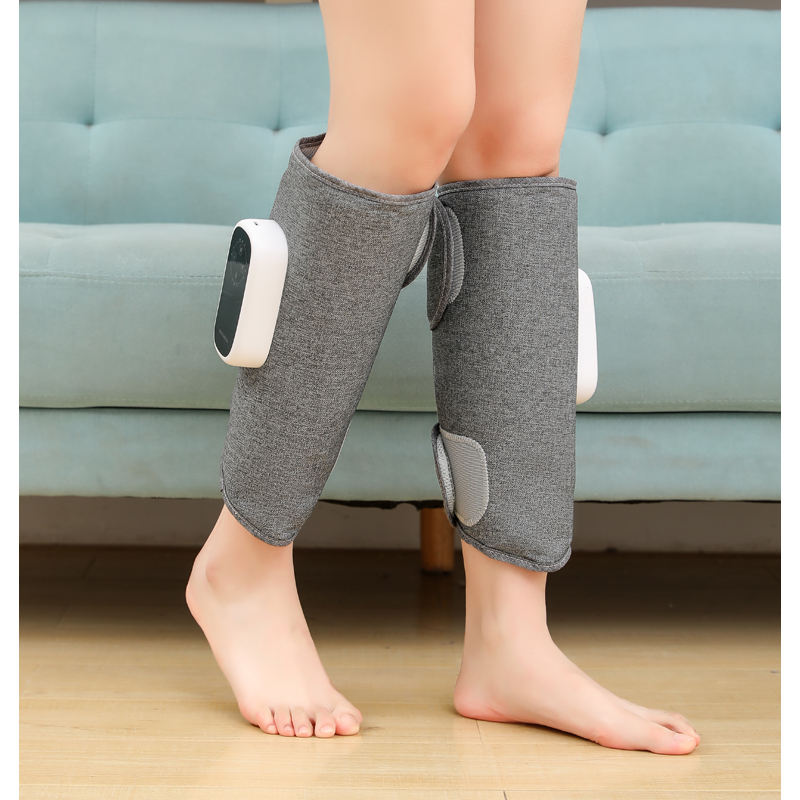 Full Calf Air Compression Leg Massager with Heat | Circulation & Relaxation Massage Device – orangles Qatar