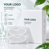 Patchs anti-rides hydrocolloïdes à micro-aiguilles solubles pour les rides du sourire, adaptés à tous les types de peau, avec logo personnalisé