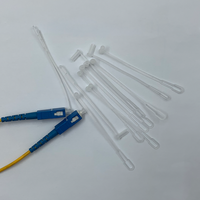 Penutup Debu Ferrule SC 2.5mm Konektor Serat Optik Anti-debu 5g Garansi 5 Tahun Tali Pengaman Anti-hilang untuk Kabel Patch SC FTTH Telekomunikasi