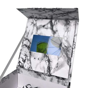 Proveedores de oro A5 Caja de video de tapa dura de 7 pulgadas Módulo de tarjeta de pantalla LED 4K/Tarjeta postal de video/Caja de folleto de video - Product Image 4