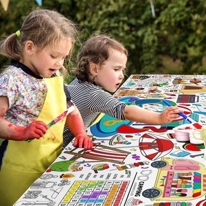 Juegos de colorear, actividades de verano, <span class=keywords><strong>manualidades</strong></span>, páginas de póster, pancarta, cubierta de mesa, recuerdos de fiesta <span class=keywords><strong>para</strong></span> la interacción familiar y infantil - Product Image 4