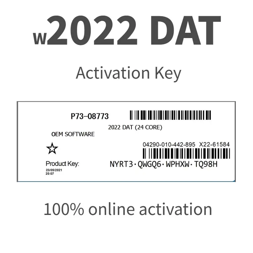 مفتاح مركز البيانات ويندوز سيرفر 2022 فعالية 100% عبر الإنترنت ويندوز سيرفر 2022 المعياري مفتاح مركز البيانات الرقمي المرسل من علي صفحة الدردشة