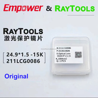 Lentille optique d'origine pour Raytools, nouvelle lentille de protection pour laser à fibre, dimensions 27,9*4,1/24,9*1,5/37X7/38,1*1,6 mm