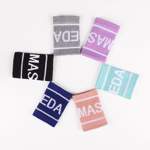 Tập thể dục ngoài trời ban nhạc cổ tay thể thao thoáng khí sweatband Khăn dây đeo cổ tay - Product Image 5