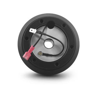 Adaptador de <span class=keywords><strong>volante</strong></span> de cubo corto de aluminio 110H cubierta de cuero de estilo de carreras para <span class=keywords><strong>Honda</strong></span> <span class=keywords><strong>Civic</strong></span> Integra Accord-Sports Car CTS FIT - Product Image 2