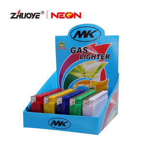 Encendedor de Gas mini personalizado, encendedor electrónico de fuego, caja de exhibición, encendedor de cigarrillos de llama de plástico, novedad, venta al por mayor - Product Image 2