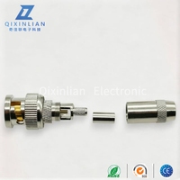 Connecteur BNC mâle droit sans soudure