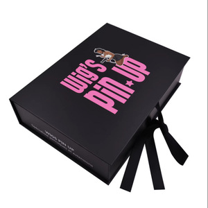 Giá rẻ tùy chỉnh dập nổi lá vàng lật thiết kế hàng đầu tùy chỉnh bao bì hộp quà tặng cho lưu niệm kinh doanh mỹ phẩm trang sức hiển thị trường hợp - Product Image 2