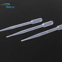 500 pièces/sac, micropipettes de laboratoire jetables, pipettes Pasteur de transfert de 5 ml/7 ml, en matériau LDPE