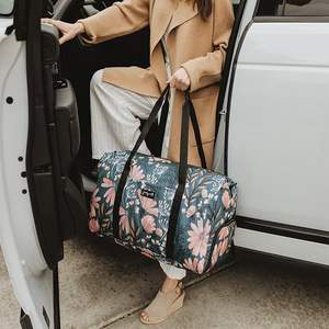 Échantillon gratuit, sac de voyage pliable de grande capacité imperméable avec sac à chaussures, sac de voyage, sac de sport, sac de gym, fabriqué en usine - Product Image 5