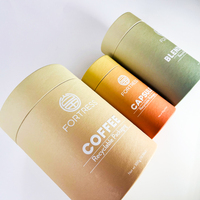 Meilleure vente capsule de poudre vide durable emballage d'aliment santé carton tube de papier pot cylindre