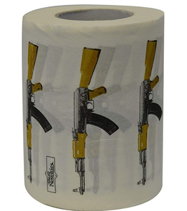 Papier toilette fantaisie en forme de fusil, cadeau amusant pour la salle de bain, gadget <span class=keywords><strong>militaire</strong></span> - Product Image 2
