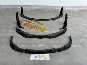 XLstyling ABS labbro anteriore per Chevrolet <span class=keywords><strong>Corvette</strong></span> C6 C7 C8 Splitter nero lucido - Product Image 2
