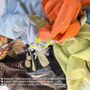 Trapos de Algodón de Colores para Limpieza Multiusos, Ideales para Procedimientos de Mantenimiento de Equipos de Taller - Product Image 4