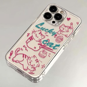 Lucky Cat <span class=keywords><strong>Cake</strong></span> Impresión a prueba de golpes Space TPU Funda para teléfono móvil para <span class=keywords><strong>Iphone</strong></span> 8 X Xr Xs 11 12 13 14 15 16 17 Pro Max - Product Image 1