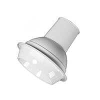 Diffuseur de jet rond moderne en aluminium pour climatisation CVC, type œil de bœuf, à paroi haute