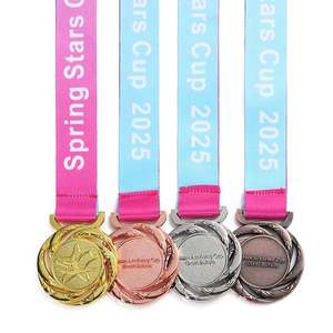 Medallas de Premios Primavera 2025, 4 Colores, Grabado 3D, Copa Académica, Medallas de Gimnasia, Medallas Deportivas con Corte Hueco, Medallas de Premio Personalizadas de Fábrica - Product Image 2