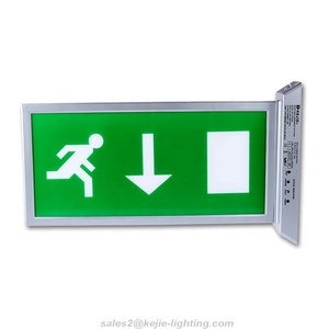 2019 Kejie TUV doble lado final led montado de <span class=keywords><strong>señal</strong></span> de <span class=keywords><strong>salida</strong></span> de luz de <span class=keywords><strong>emergencia</strong></span> - Product Image 1