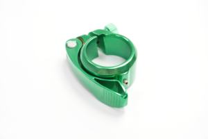 YT pabrik klem dudukan sepeda logam campuran H-35 38-40.8mm tiga lubang 25mm diperkuat QR warna kustom DH MTB OEM - Product Image 5