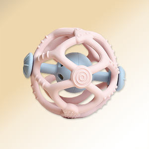 Pelota Hueca de Silicona para Mascotas, Juguete Interactivo con Sonido para Perros y Gatos, para Entrenamiento y Limpieza Dental - Product Image 3