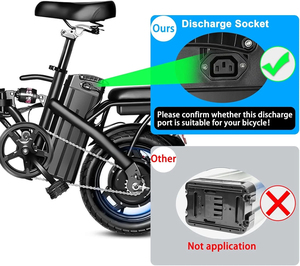 Batterie de vélo électrique EU haute capacité / longue portée 36V 48V 20Ah-35Ah avec cellules 21700 pour VIVI, vélo pliant Swagtron - Product Image 4