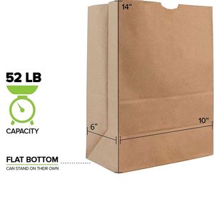 Kraft Paper Grocery <b>Bags</b> Bulk <b>Large</b> Eco-friendly Paper <b>Bags</b> for Grocery Shopping Lunch Holiday <b>Gift</b> Convenient Paper <b>Bags</b> - Product Image 2
