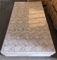 Plaque UV en composite bois-plastique imitation marbre moderne, matériau écologique, motif géométrique, pour usage commercial et hôtelier