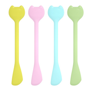Pinceau applicateur de masque facial en silicone double tête personnalisé, 3-en-1, spécial salon de beauté, pour massage facial et nettoyage, applicateur de masque boueux - Product Image 5