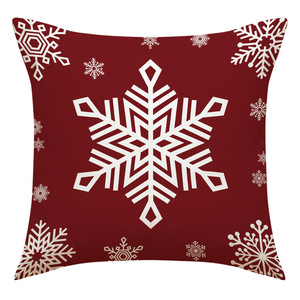 45Cm Giáng Sinh Bông Tuyết Vải Tùy Chỉnh Vuông Đệm Bìa Trang Trí Nội Thất Sofa Trang Trí Nhà Máy Bán Buôn - Product Image 1