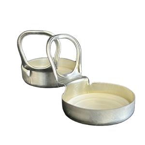 Tapas de anillo de tracción de aluminio de metal de MOQ bajo Tapa de tracción de anillo de aluminio 26mm para botella de jugo de leche de cerveza - Product Image 3