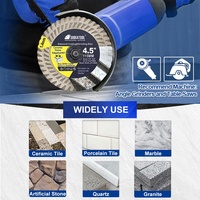 Disque de découpe et de meulage diamanté double face pour carrelage et marbre, outils abrasifs pour meuleuse d'angle