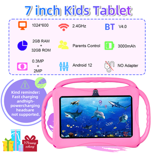 Bán Chạy Nhất Iwawa <span class=keywords><strong>7</strong></span>-Inch Dual Máy Ảnh Trẻ Em Tablet PC Silicone Trường Hợp 3000MAh Pin Giáo Dục Vui Vẻ Cho Giáng Sinh Món Quà Sinh Nhật - Product Image 5