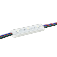 Module d'injection LED de haute qualité DC12V RGBW Module d'objectif LED RGBW 0.72W pour Module de signe extérieur IP68 LED RGB