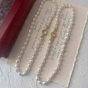 Joyería de diseño de lujo, collar barroco grande blanco natural de agua dulce, 11-13cm, venta al por mayor - Product Image 5