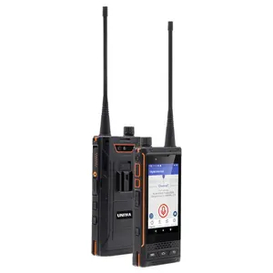 DMR-walkie-talkie UHF/VHF Dual Mode, Radio bidireccional con 4W de largo alcance, RFID, detección de presión de aire, teléfono UNIWA P4, novedad