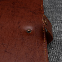Logo personnalisé de haute qualité A5 cahier d'affaires en cuir PU à feuilles mobiles classeur planificateur cahier journal couverture rigide journal