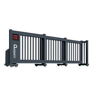 XGY Factory Großhandel Custom Aluminium legierung Smart Electric Automatische Teleskop Auffahrt Tür <span class=keywords><strong>Segment</strong></span> Schiebe tor - Product Image 3