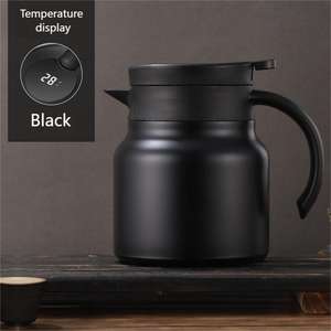 Vente chaude 800ml 1000ml Double Paroi En Acier Inoxydable Thermos Café <span class=keywords><strong>Théière</strong></span> avec <span class=keywords><strong>Infuseur</strong></span> À Thé Intégré et Poignée De Haute Qualité - Product Image 5