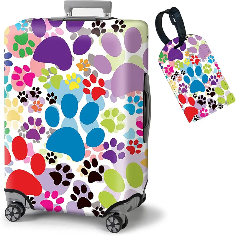 28 inç bagaj kapağı dayanıklı toz geçirmez çanta elastik yıkanabilir bagaj koruyucu seyahat bavul koruyucu kapak