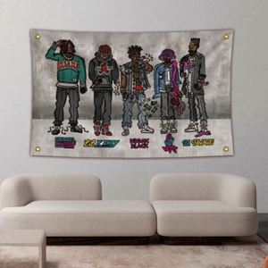 Banderas Personalizadas de 90x150cm (3x5 pies), 100% Poliéster, Colores Vivos, Buena Calidad, Venta al Por Mayor del Fabricante, Banderas para Fans de Cantantes - Product Image 2