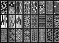 Cloison décorative en métal, panneaux décoratifs en acier inoxydable SUS 304 doré, cloisons translucides multifonctionnelles