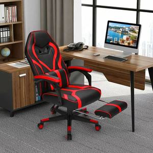 Chaises de jeux vidéo de massage rouges pour adultes Silla Cadeira <span class=keywords><strong>Gamer</strong></span> confortablement assis pour de longues sessions de jeu - Product Image 1