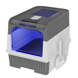 Katzen toilette Große wiederauf ladbare selbst reinigende Katzen toilette für Katzen Vollständig geschlossene Toilette Katzen produkte mit großer Kapazität - Product Image 2