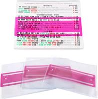 2026 Modern Acrylic Mahjong Scoring Rules Card with Transparent Magnifier 4-Player Game
