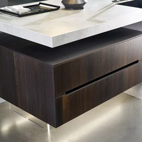 Organisateur de garde-manger de style vintage et armoire de cuisine moderne avec finition en bois