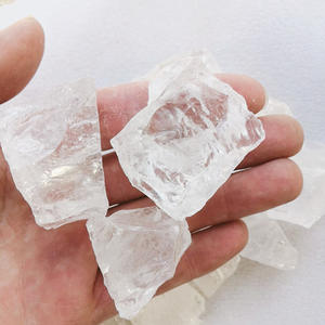 Fila curativa de piedra natural, grava de cristal blanco rugoso a granel, cuarzo transparente, caída para decoración y adivinación de <span class=keywords><strong>Tarot</strong></span> - Product Image 3