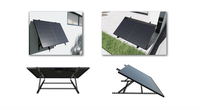 Supports de fixation pour balcon solaire en gros, supports muraux réglables en aluminium pour plantes de balcon